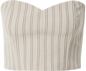 Gestuz Top 'Blair'  tmavobéžová / čierna