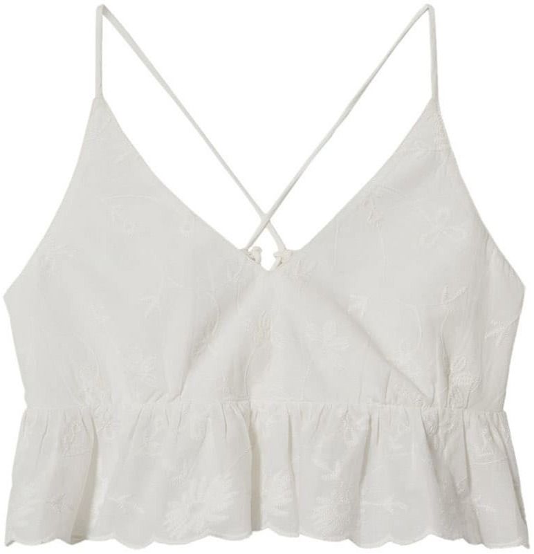 MANGO Top 'BLANQUI'  šedobiela