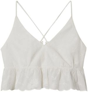 MANGO Top 'BLANQUI'  šedobiela