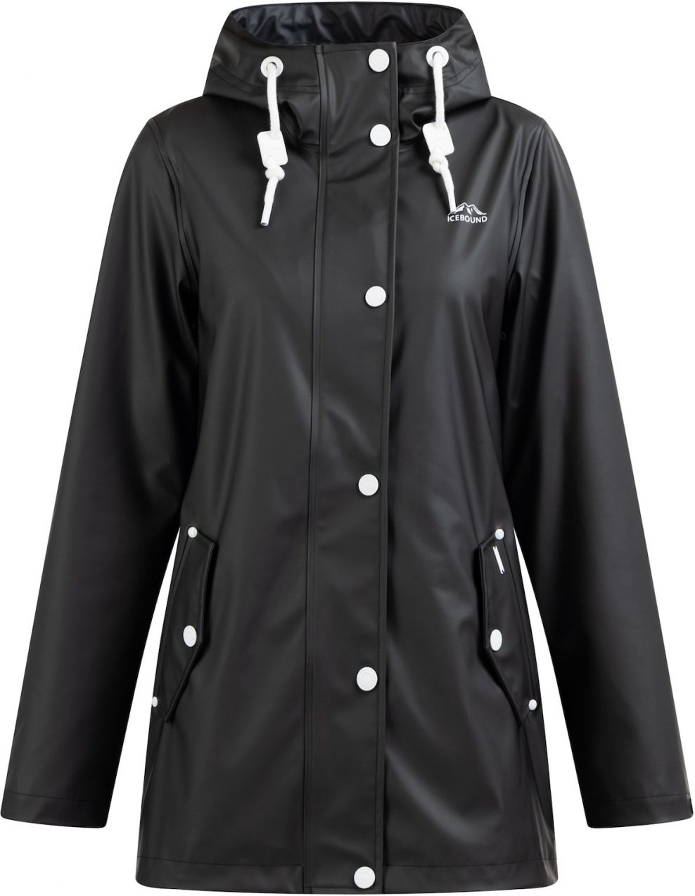ICEBOUND Funkčná bunda  čierna / biela