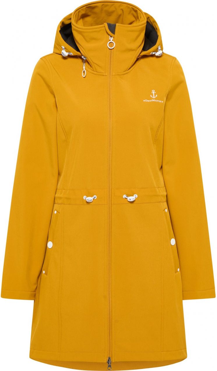 DreiMaster Maritim Funkčný kabát  zlatá žltá