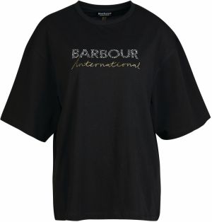 Barbour International Tričko  zlatá / čierna / biela