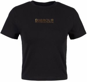 Barbour International Tričko 'Claremont'  zlatá / čierna