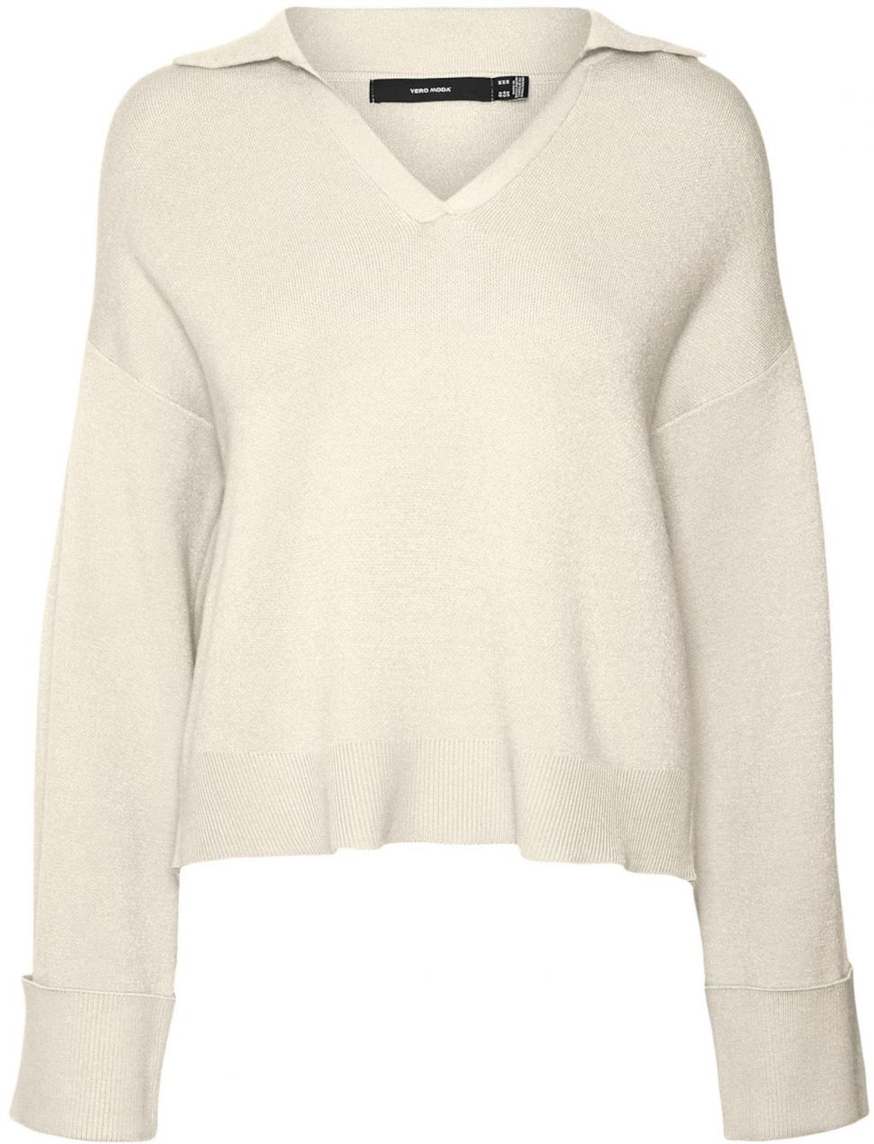 VERO MODA Sveter 'GOLD NEEDLE'  béžová