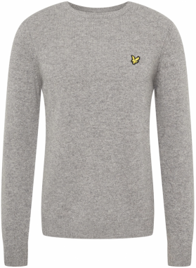 Lyle & Scott Sveter  žltá / farby bahna / čierna