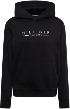 TOMMY HILFIGER Mikina 'NEW YORK'  námornícka modrá / červená / čierna / biela