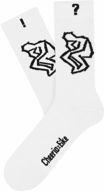 CHEERIO* Ponožky  čierna / biela