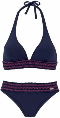 LASCANA Bikiny  námornícka modrá / fuksia