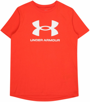 UNDER ARMOUR Funkčné tričko  červená / biela