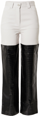 Stella Nova Nohavice  čierna / šedobiela