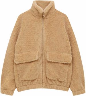 Pull&Bear Prechodná bunda  svetlohnedá