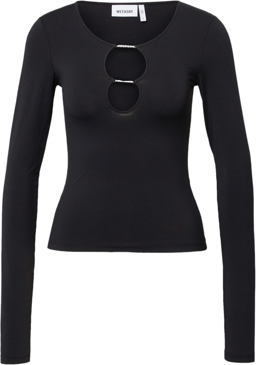 WEEKDAY Tričko  čierna