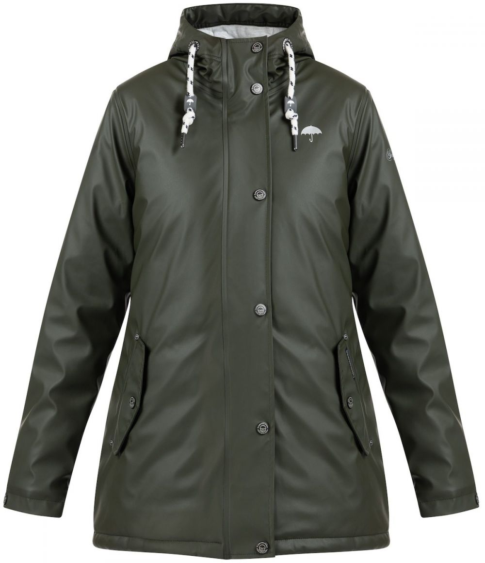 Schmuddelwedda Funkčná bunda  svetlosivá / olivová / čierna / biela