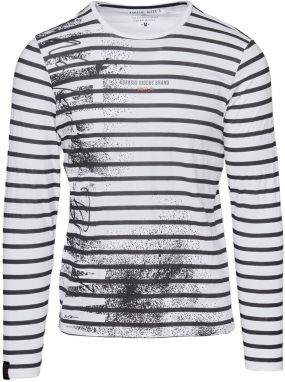 KOROSHI Tričko  čierna / biela