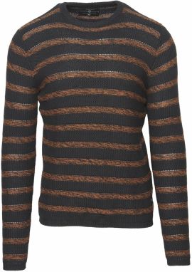 KOROSHI Sveter  tmavomodrá / červená / šedobiela