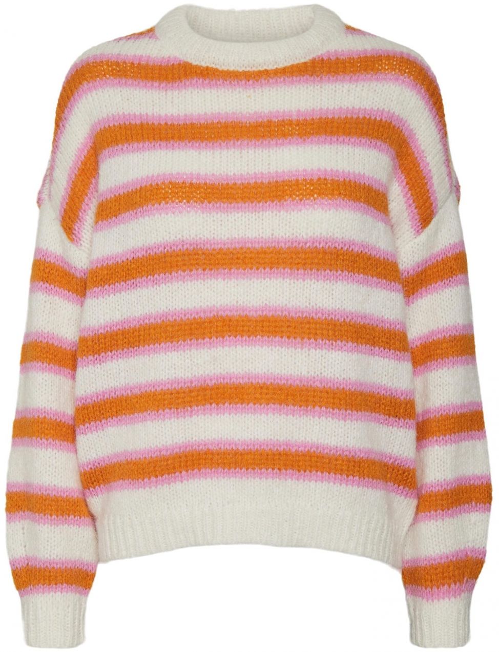 VERO MODA Sveter 'Rhapsody'  béžová / oranžová / svetloružová