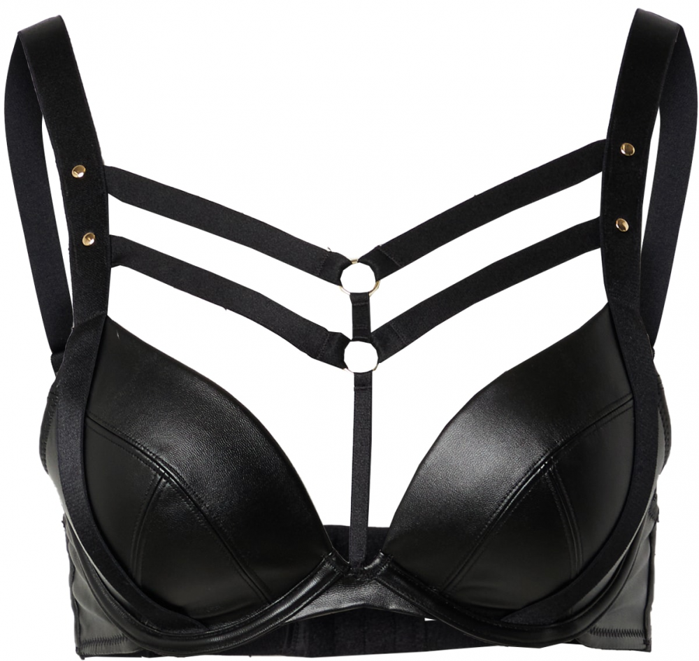 Hunkemöller Podprsenka 'Shadow'  čierna