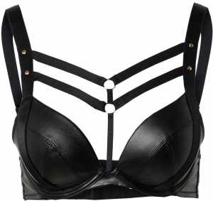 Hunkemöller Podprsenka 'Shadow'  čierna