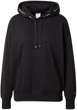 Champion Authentic Athletic Apparel Mikina  čierna / šedobiela