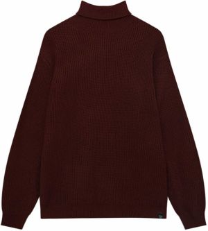 Pull&Bear Sveter  bordová / čierna / prírodná biela