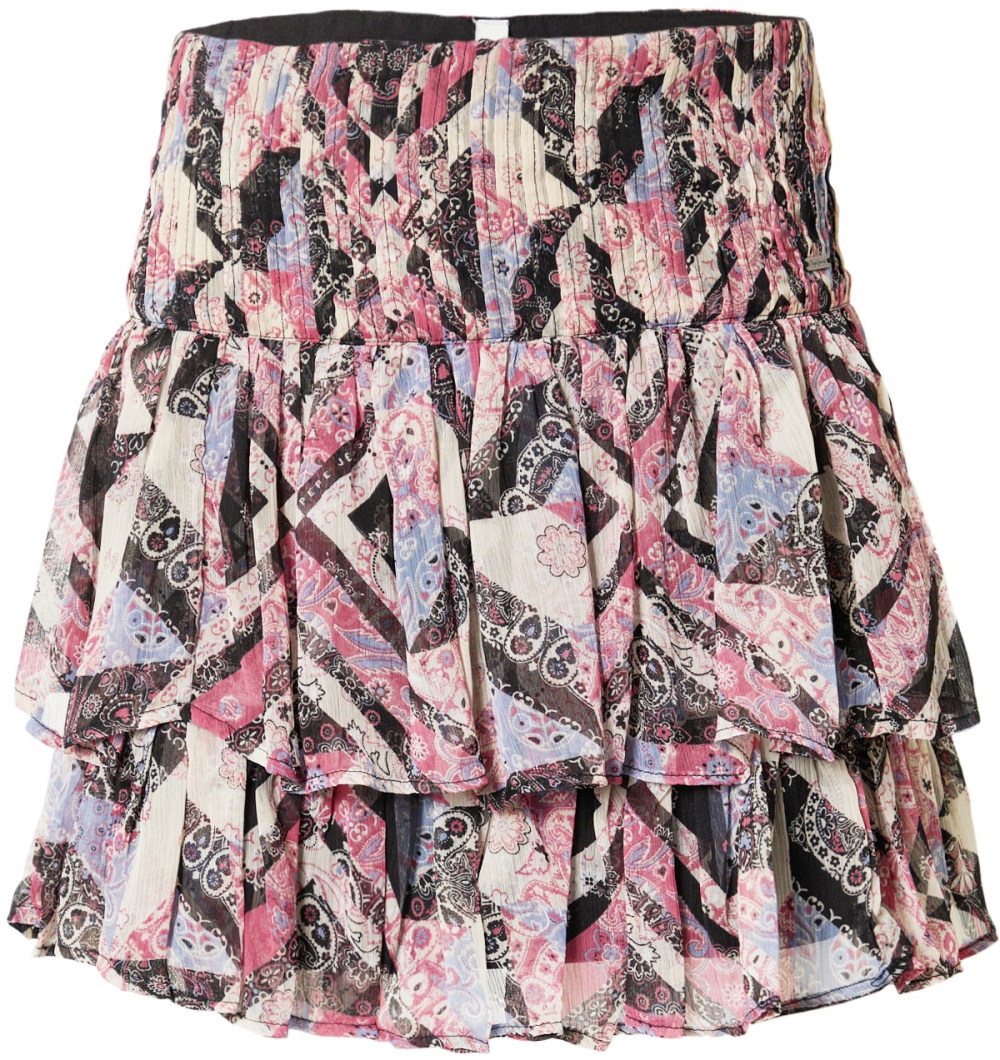 Pepe Jeans Sukňa 'Pipa'  krémová / nebesky modrá / cyklaménová / čierna