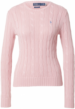 Polo Ralph Lauren Sveter 'Julianna'  námornícka modrá / ružová / biela