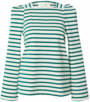 InWear Blúzka 'Ruby'  zelená / biela
