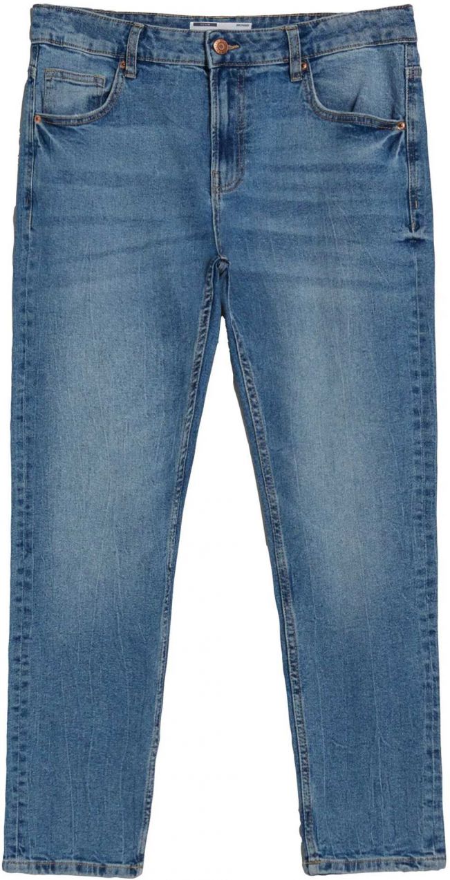 Bershka Džínsy  modrá denim