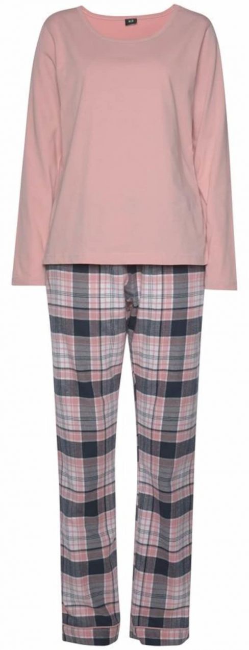 H.I.S Pyžamo  tmavomodrá / ružová
