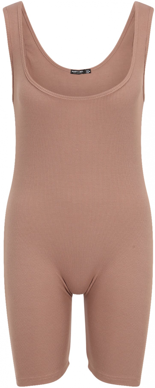 Nasty Gal Petite Overal  svetlohnedá