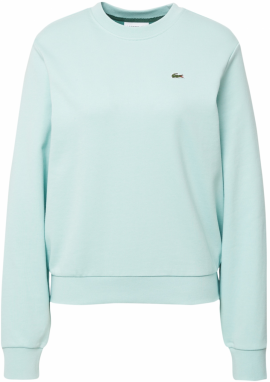 LACOSTE Mikina  zelená / mätová / červená / biela
