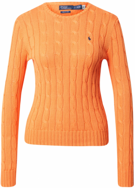 Polo Ralph Lauren Sveter 'Julianna'  námornícka modrá / oranžová / biela