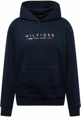 TOMMY HILFIGER Mikina 'NEW YORK'  námornícka modrá / červená / biela