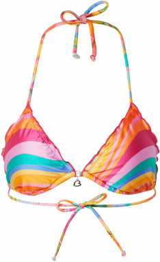 Banana Moon Bikinový top  nefritová / oranžová / rosé / červená