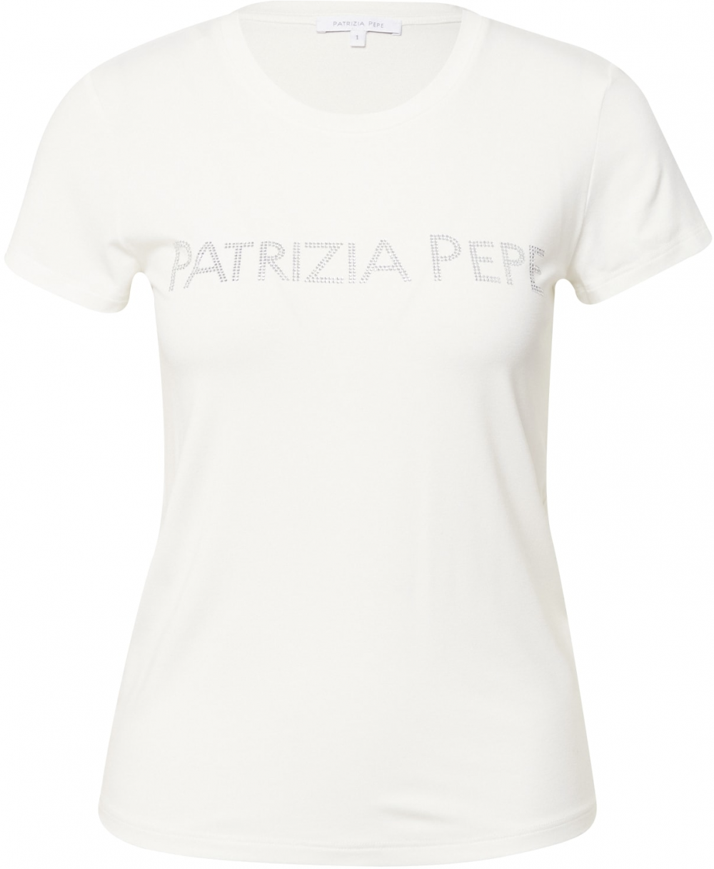 PATRIZIA PEPE Tričko 'MAGLIA'  biela