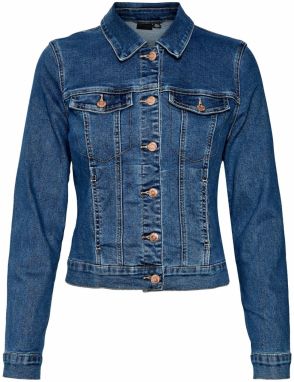 VERO MODA Prechodná bunda 'Luna'  modrá denim