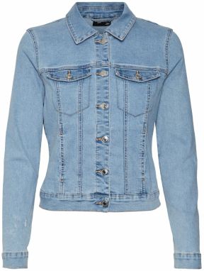 VERO MODA Prechodná bunda 'Luna'  modrá denim