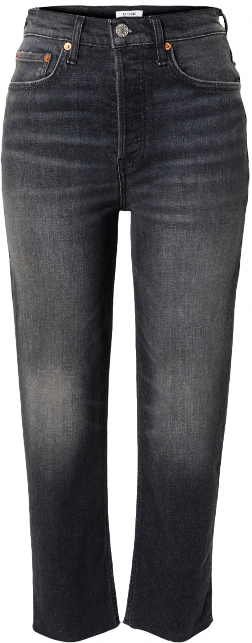 RE/DONE Džínsy  čierny denim