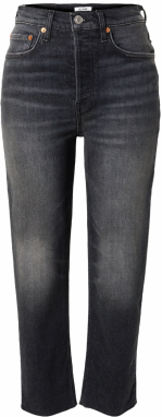 RE/DONE Džínsy  čierny denim