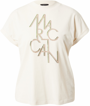 Marc Cain Tričko  krémová / svetlohnedá / kiwi