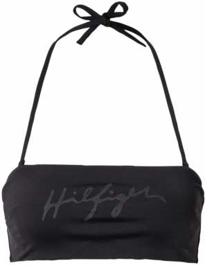 Tommy Hilfiger Underwear Bikinový top  sivá / čierna