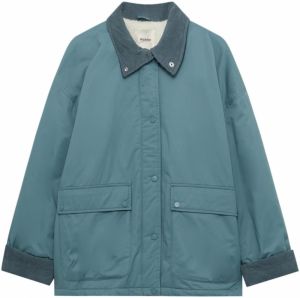 Pull&Bear Prechodná bunda  opálová / modrosivá