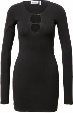 WEEKDAY Šaty  čierna / strieborná