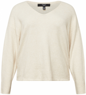 Vero Moda Curve Sveter 'DOFFY'  béžová
