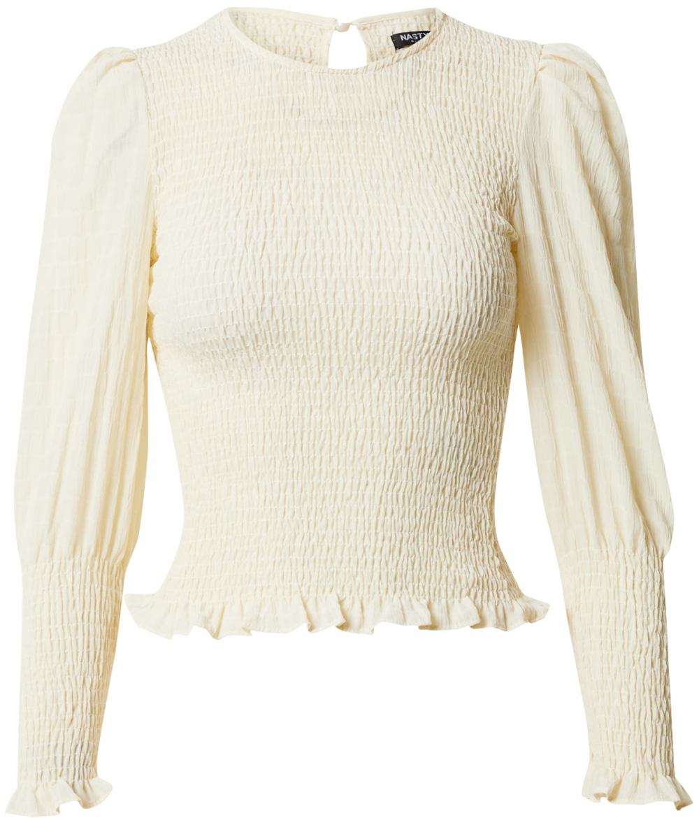 Nasty Gal Blúzka  krémová