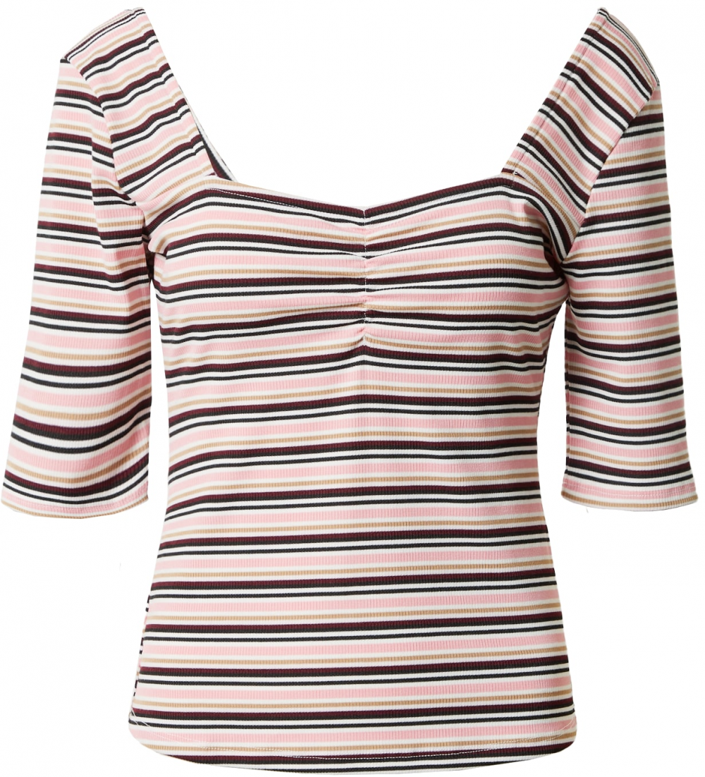 Oasis Tričko  ružová / čerešňová / čierna / biela