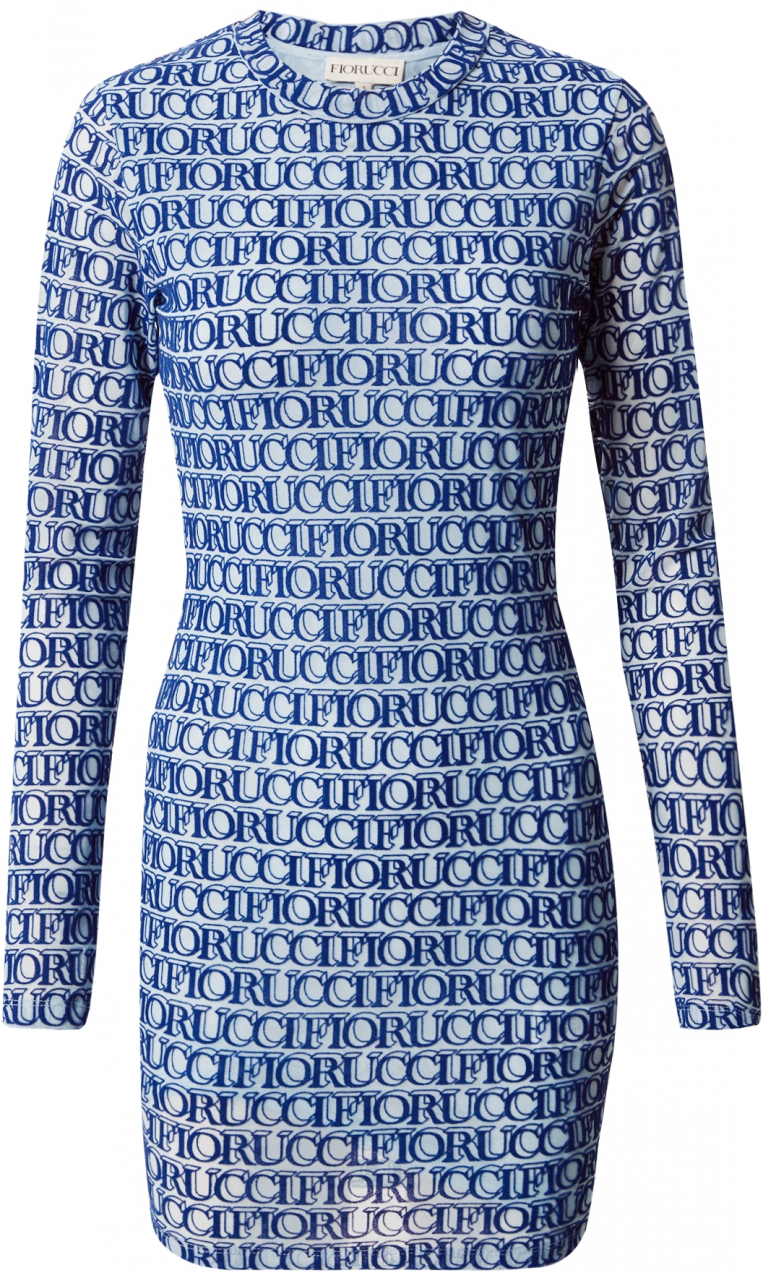 Fiorucci Šaty  indigo / svetlomodrá