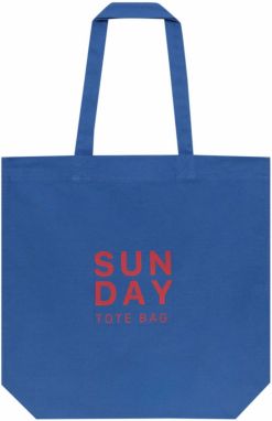 Pull&Bear Shopper  modrá melírovaná / červená