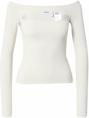 WEEKDAY Tričko 'Evie'  prírodná biela