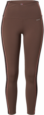 HKMX Športové nohavice  hnedá / ružová / čierna